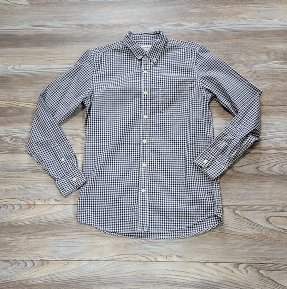 Timberland regular fit button up shirt Mens Size Small gingham blue - Picture 7 of 8